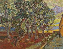 Vincent Van Gogh Garden Of The Asylum