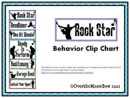 Rock Star Behavior Clip Chart