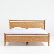 Solano King Wood Bed Reviews Crate