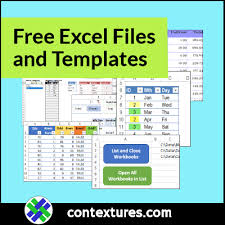 free excel sle files and excel templates