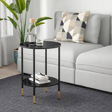 Perfect for high traffic areas of your home such as living room, dining room, kitchen, and hallways. Asperod Side Table Black Glass Black 45 Cm Ikea