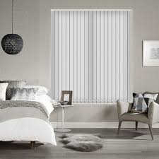 grey vertical window blinds