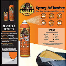 gorilla 14 oz spray adhesive