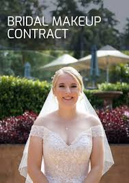 bridal makeup contract exle