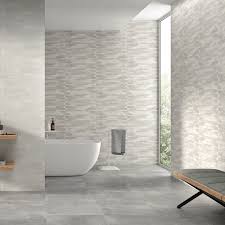 Gorgeous Light Grey Patterned Tiles For