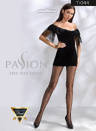 fishnet tights with vertical zigzag