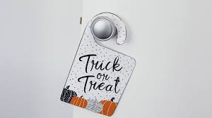 Free Printable Halloween Trick Or Treat Door Signs