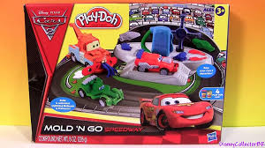 Play Doh Cars 2 Mold And Go Speedway Playset Disney Pixar Epic Review Mold Build Car Toys Play Doh Dailymotion Video