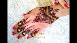 Unduh gambar henna pengantin yang cantik. White Henna Design For Wedding Henna Design 85 Youtube