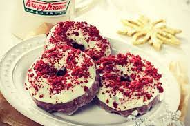 Does Krispy Kreme Have Red Velvet Doughnuts gambar png