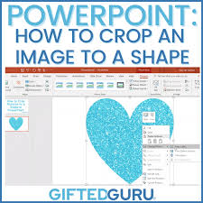 how to crop pictures to a shape in