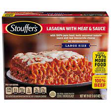stouffer s clics lasagna with meat