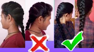 To give yourself enough length to work with, gather three small sections of hair at your hair line. How To Do A French Braid On Yourself Youtube
