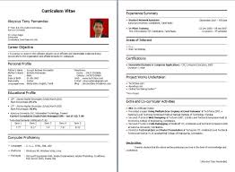 Professional Curriculum Vitae   Resume Template for All Job     Templates Examples