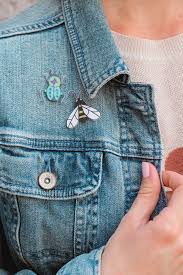 diy spring bug pins with shrinky s