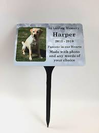 Personalised Pet Memorial Photo Plaque