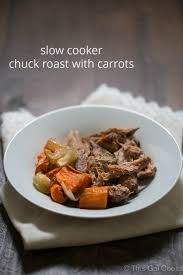 slow cooker chuck roast with carrots