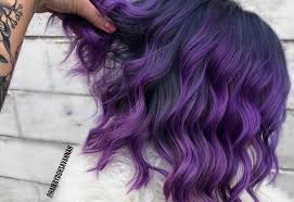 On paper, purple and brown are secondary colors 1. 24 Purple Highlights Trending In 2021 To Show Your Colorist