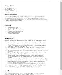 Resume skills aren't just for the resume scanner. Professional Excel Vba Developer Templates Myperfectresume