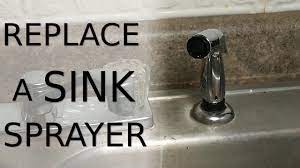 replace a sink sprayer you