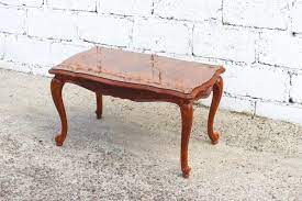 Vintage French Wooden Coffee Table For