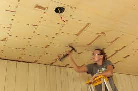 how to remove a drop ceiling drop it