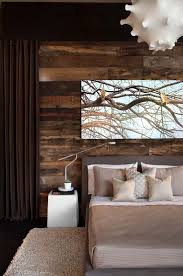 Stylish Bedrooms With Wood Clad Walls