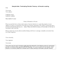 Notice To Vacate Apartment Letter Template Examples Letter
