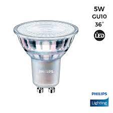 led bulb gu10 dimmable 5w 36º 365lm