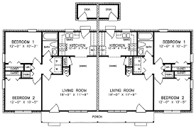 Multi Family Plan 45445 With 1712 Sq