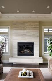 Contemporary Fireplace Fireplace Tile