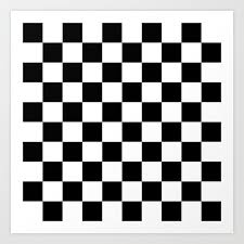 checker checkerboard checkers art print
