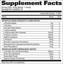 hybrid pre workout nitraflex burn