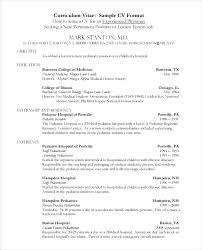 Medical Student Template Word Sample Resume Document