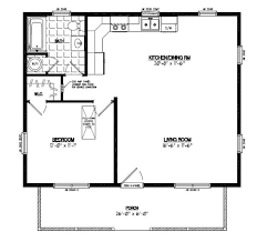 24x30 Musketeer Certified Floor Plan