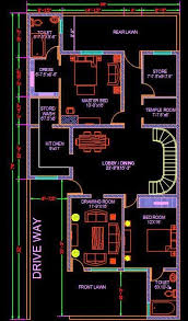 House Architectural Floor Plan Layout