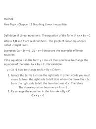 Solved Math21 New Topics Chapter 12
