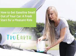 get gasoline smell out of your car