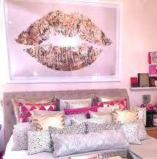 rose gold bedroom decor pink and gold