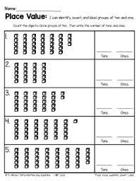 Below, you will find a wide range of our printable worksheets in chapter tens and ones to 100 of section place value. Place Value Worksheets First Grade Tens And Ones By Melicety Tpt