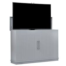 outdoor cal tv lift cabinet grey