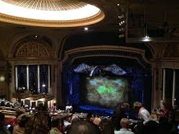 View Of Stage Of Wicked Performance From Mezzanine Picture