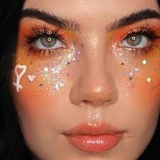 sparkly makeup beauty photos trends