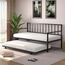 trundle heavy duty frame sofa bed set