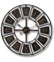 Large Metal Frame Wall Clock