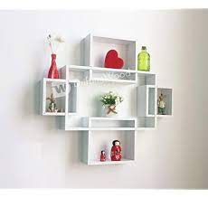 Fabulo Wooden Intersecting Wall Shelves