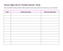 Church Roster Template Sign Up Sheet In Templates Word Excel