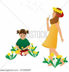 A good friend of mine and i used to go up there and lay in the flowers and just daydream for hours. Two Girls Making Vector Photo Free Trial Bigstock