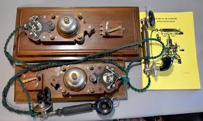 Auction Pair Of Antique Wall Telephones
