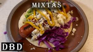 mixtas guatemalan hot dogs street